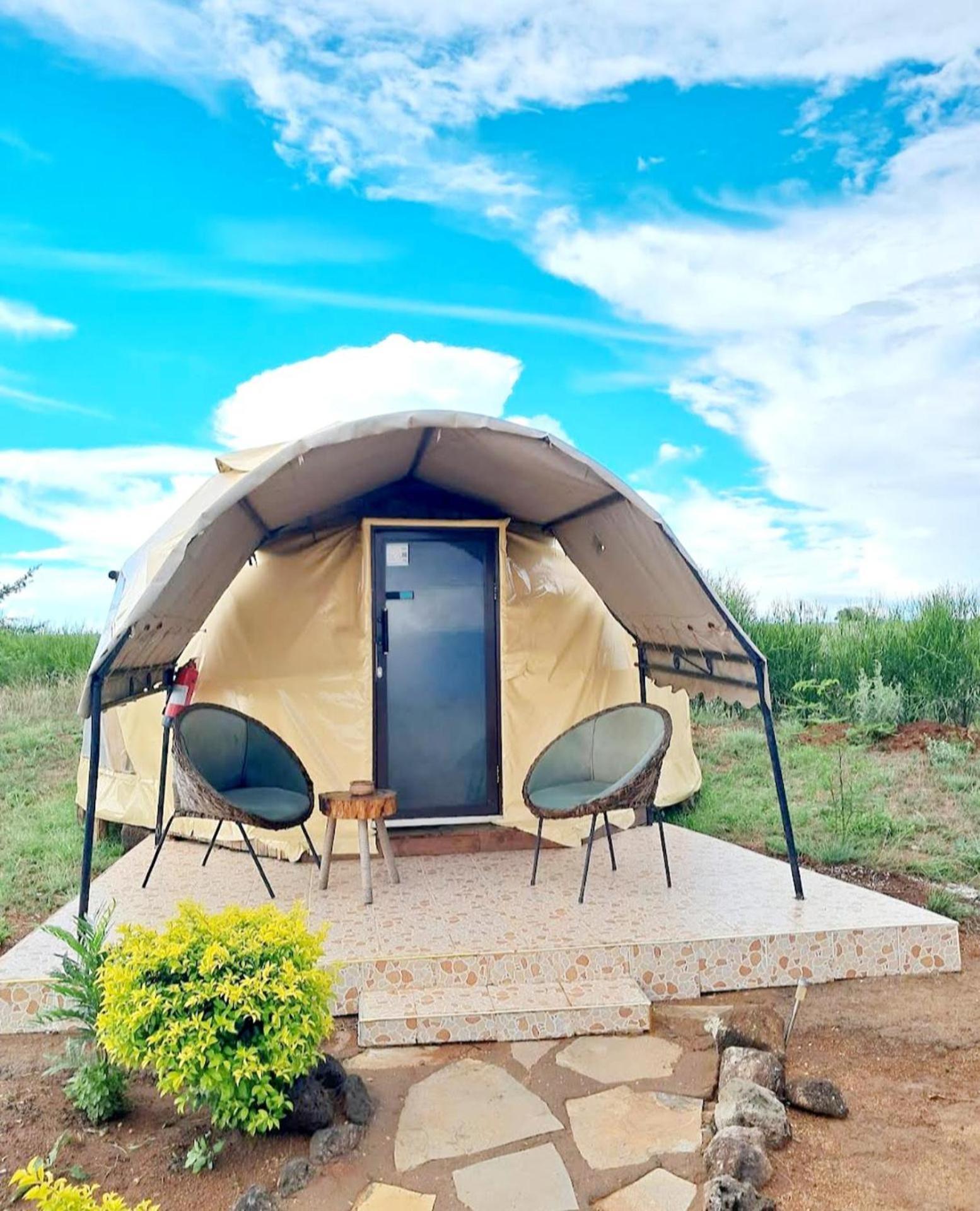 Amanya 1-Bed Leopard Tent Амбоселі Екстер'єр фото
