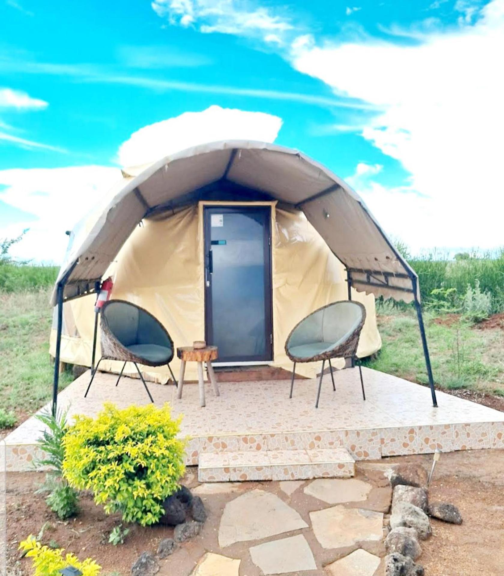 Amanya 1-Bed Leopard Tent Амбоселі Екстер'єр фото